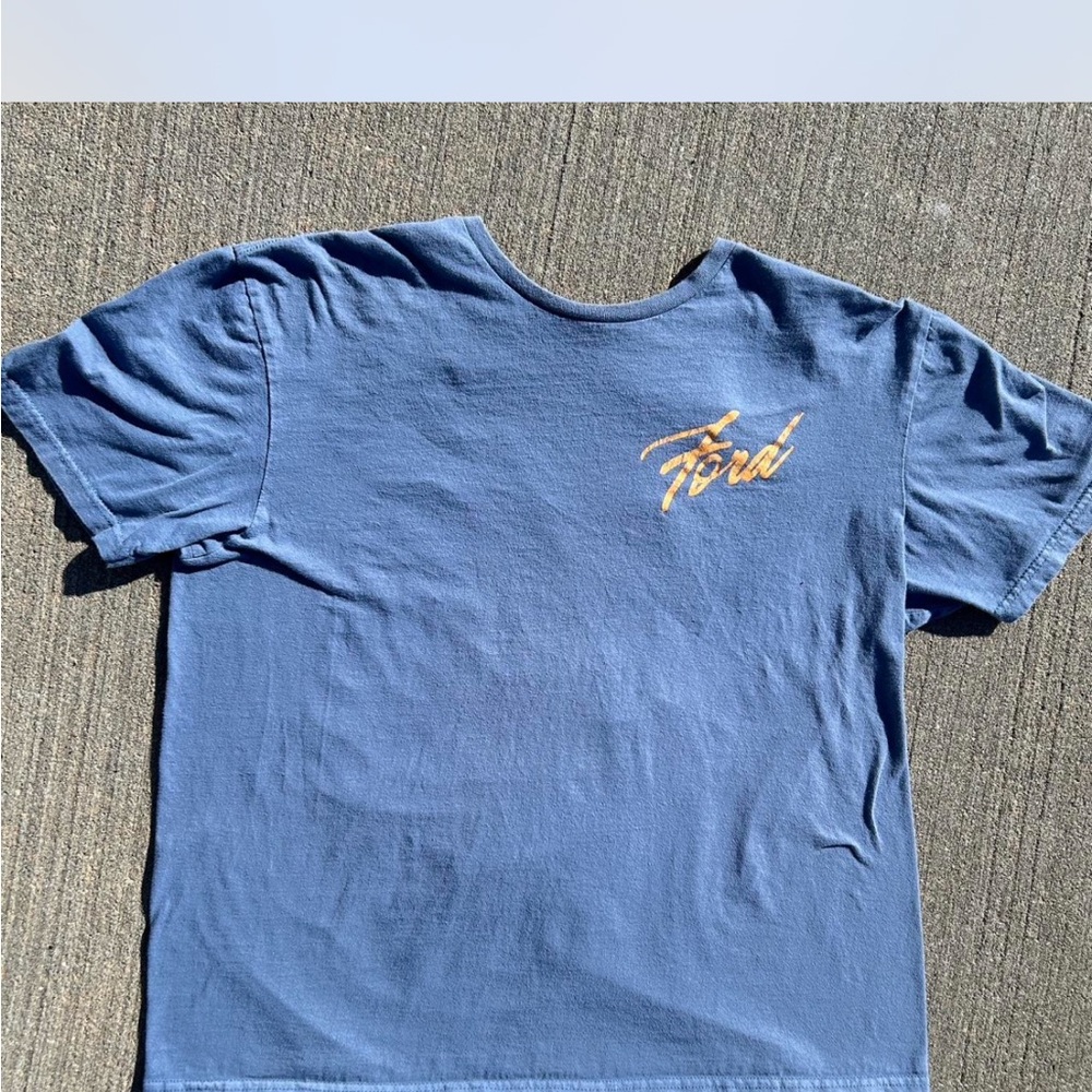 Ford Navy Blue Tee with Gold Logo